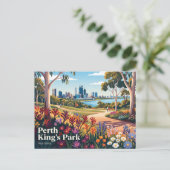 Carte Postale Parc du roi de Perth Australie (Debout devant)
