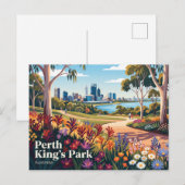 Carte Postale Parc du roi de Perth Australie (Devant / Derrière)