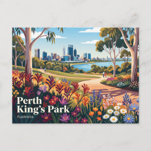 Carte Postale Parc du roi de Perth Australie