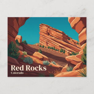 Carte Postale Parc et amphithéâtre de Red Rocks USA