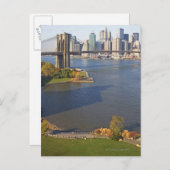 Carte Postale Parc et paysage urbain (Devant / Derrière)