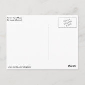 Carte Postale Parc forestier St. Louis Missouri (Dos)