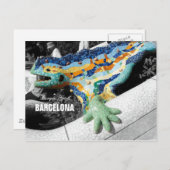 Carte Postale Parc Gaudi de Barcelone (Devant / Derrière)