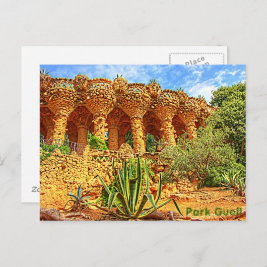 Carte Postale Parc Guell (Devant / Derrière)