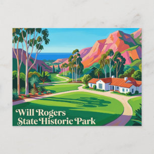 Carte Postale Parc Historique d'État Will Rogers Californie