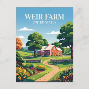 Carte Postale Parc historique national de Weir Farm Connecticut