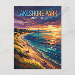 Carte Postale Parc Lakeshore USA