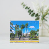 Carte Postale Parc Leoncio Vidal, Père Noël Clara, Cuba (Debout devant)