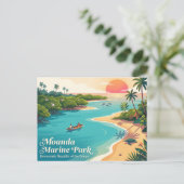 Carte Postale Parc marin de Moanda (Debout devant)