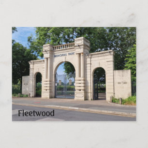 Carte Postale Parc mémorial Fleetwood