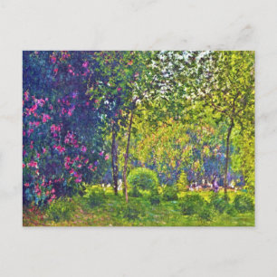 Carte Postale Parc Monceau Claude Monet