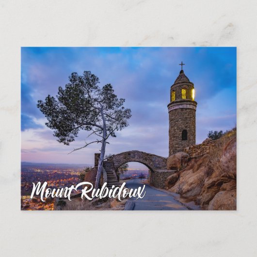 Carte Postale Parc Mont Rubidoux, Riverside, Californie (Devant)
