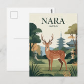 Carte Postale Parc Nara Japon (Devant / Derrière)