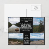 Carte Postale Parc national Acadia (Devant / Derrière)