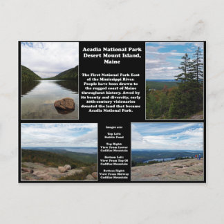 Carte Postale Parc national Acadia