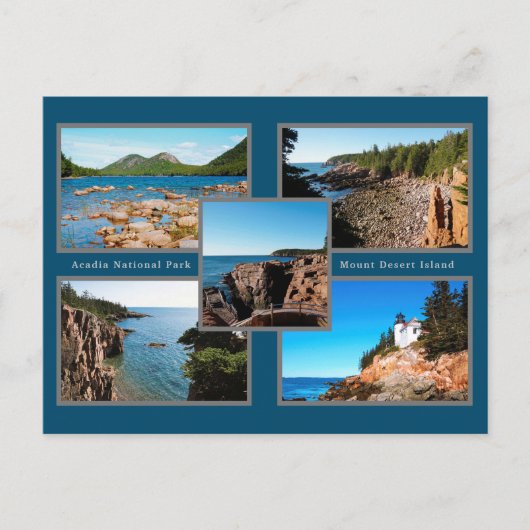 Carte Postale Parc national Acadia Best Views (Devant)