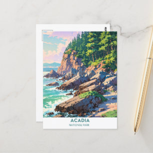 Carte Postale Parc national Acadia, États-Unis