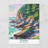 Carte Postale Parc national Acadia, États-Unis (Devant)
