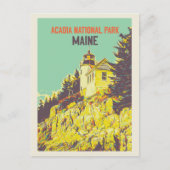Carte Postale Parc national Acadia, Maine, États-Unis (Devant)