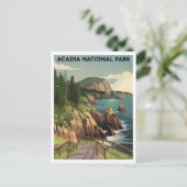Carte Postale Parc national Acadia vintage (Debout devant)