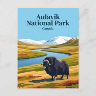 Carte Postale Parc national Aulavik Canada