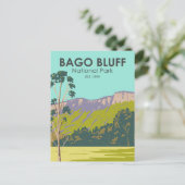 Carte Postale Parc national Bago Bluff Australie Vintage (Debout devant)