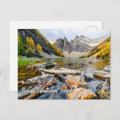Carte Postale Parc national Banff, Alberta, Canada (Devant / Derrière)