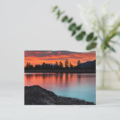 Carte Postale Parc national Banff, Alberta Canada Sunset (Debout devant)