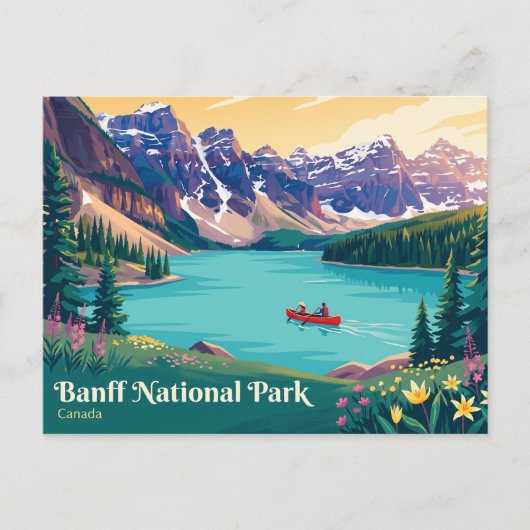 Carte Postale Parc national Banff Canada (Devant)