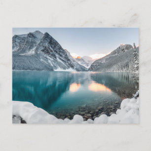 Carte Postale Parc national Banff, Scène hivernale du Canada