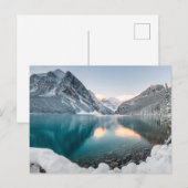 Carte Postale Parc national Banff, Scène hivernale du Canada (Devant / Derrière)