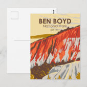 Carte Postale Parc national Ben Boyd Australie Vintage (Devant / Derrière)