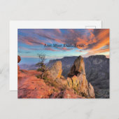 Carte Postale Parc national Big Bend, Texas, (Devant / Derrière)