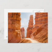 Carte Postale Parc national Bryce Canyon Trail (Devant / Derrière)