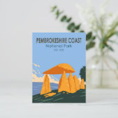 Carte Postale Parc national côtier du Pembrokeshire Pentre Ifan (Debout devant)