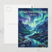 Carte Postale PARC NATIONAL D'ABISKO Suède (Devant / Derrière)