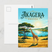 Carte Postale Parc national d'Akagera Rwanda (Devant / Derrière)