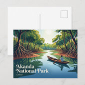 Carte Postale Parc national d'Akanda Gabon (Devant / Derrière)