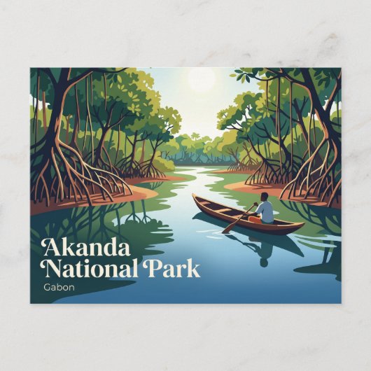 Carte Postale Parc national d'Akanda Gabon (Devant)