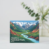 Carte Postale Parc national d'Alaniya Russie (Debout devant)