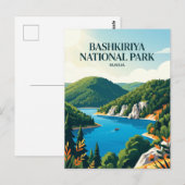Carte Postale Parc national de Bachkirie Russie (Devant / Derrière)