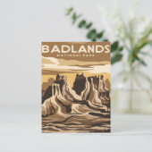 Carte Postale parc national de badlands (Debout devant)
