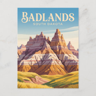 Carte Postale Parc national de Badlands États-Unis