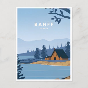 Carte Postale Parc national de Banff Canada Voyage Vintage
