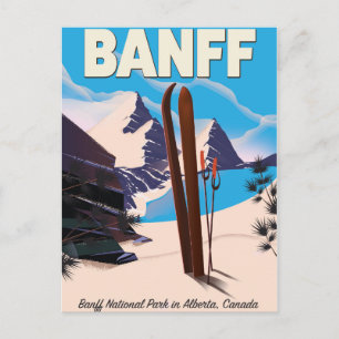 Carte Postale Parc national de Banff en Alberta, Canada.
