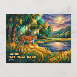 Carte Postale Parc national de Banke Népal