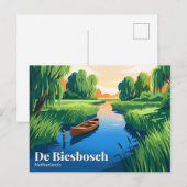 Carte Postale Parc national De Biesbosch Pays-Bas (Devant / Derrière)
