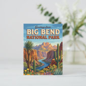 Carte Postale Parc national de Big Bend Texas (Debout devant)