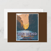 CARTE POSTALE PARC NATIONAL DE BIG BEND - TEXAS ÉTATS-UNIS (Devant / Derrière)