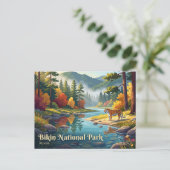 Carte Postale Parc national de Bikin Russie (Debout devant)